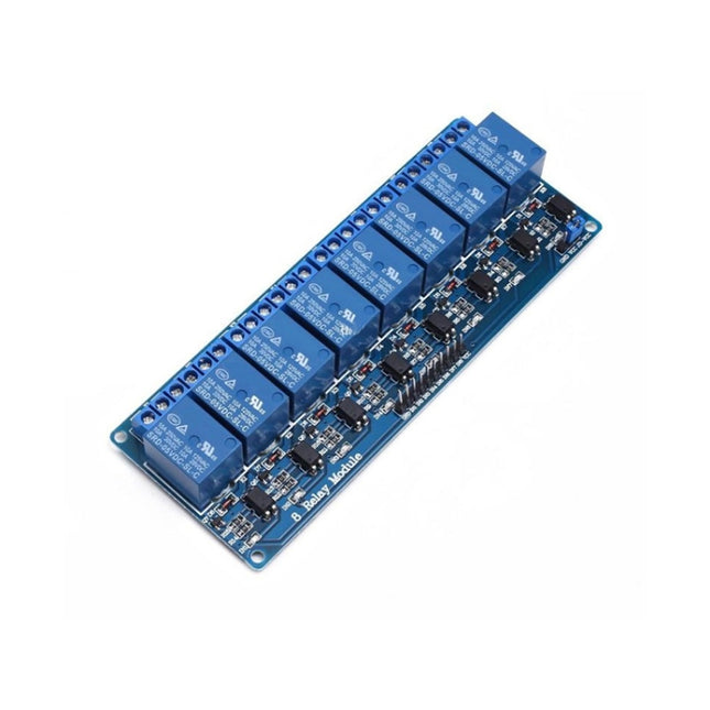 HW-281A DC 5V 8-Channel Relay Expansion Board Module Control Panel with Indicator PLC Relay, 8-Channel Relay Module