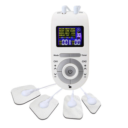 100B 12-mode Digital Meridian Physiotherapy Instrument Electronic Acupoint Pulse Acupuncture Massager, Battery Type