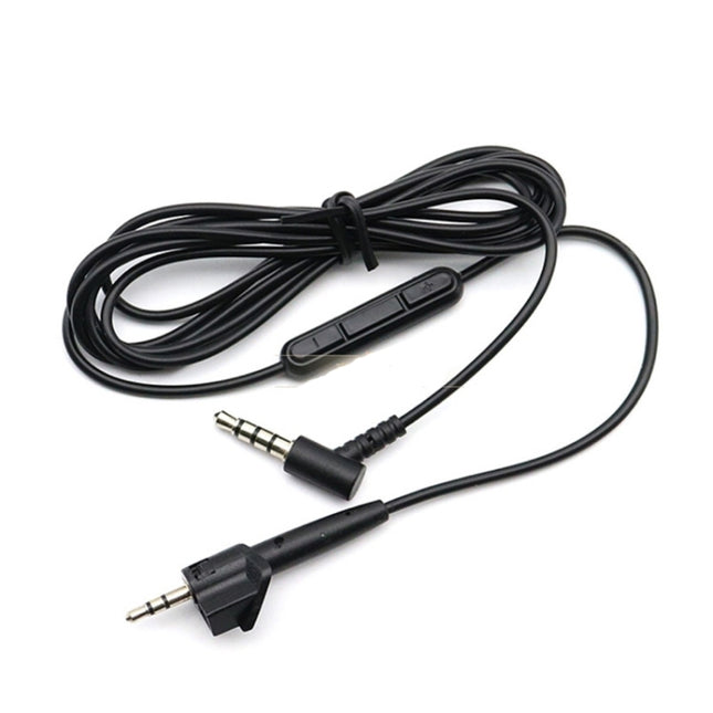 2 PCS 3.5mm to 2.5 mm Replacement Audio Cable with Mic For Bose AE2 / AE2i, Length: 1.5m