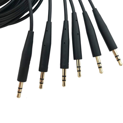 2 PCS 3.5mm To 2.5mm Audio Cable For Bose QC25 / QC35 / Soundtrue / SoundLink / OE2