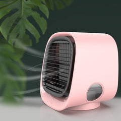 Desktop Cooling Fan USB Portable Office Cold Air Conditioning Fan, M201 Sky White, M201 Cherry Pink, M201 Molan Green, M302 Ivory White, M302 Girl Pink, M302 Molan Green