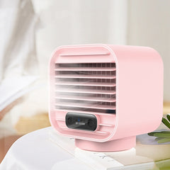 Desktop Cooling Fan USB Portable Office Cold Air Conditioning Fan, M201 Sky White, M201 Cherry Pink, M201 Molan Green, M302 Ivory White, M302 Girl Pink, M302 Molan Green