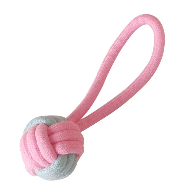 Cotton Rope Dog Molar Teeth Cleaning Toy Candy Color Woven Cotton Rope, Cotton Rope Single Ball, Single Ball, Double Ball, Hand Pulling Ball, Hand Ball, 5 PCS Dumbbell Ball, 3 PCS Donut, Bone, Corn Stick, 7 Corn Handle Stick                            ...