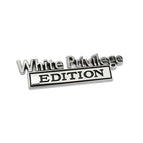 White Privilege / Silver Black