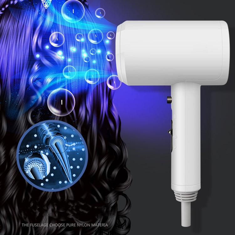 Hotel Hair Dryer Wall Mount High Power Hair Dryer Household Hair Cylinder Dryer, CN Plug, White, Black, Hotel Hairdryer White