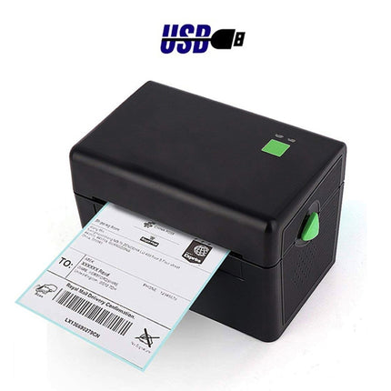 XP-108B 4 Zoll 108 mm Etikettendrucker Thermo-Barcodedrucker Versandetikettendrucker UPS DHL USPS DPD POCHTA USB-Barcode-Maker, EU-Stecker, USB, USB + Bluetooth-Version