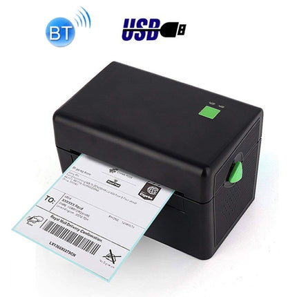 XP-108B 4 Zoll 108 mm Etikettendrucker Thermo-Barcodedrucker Versandetikettendrucker UPS DHL USPS DPD POCHTA USB-Barcode-Maker, EU-Stecker, USB, USB + Bluetooth-Version