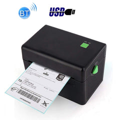 XP-108B 4 Inch 108mm Label Printer Thermal Barcode Printer Shipping Label Printers UPS DHL USPS DPD POCHTA USB Bar Code Maker,EU Plug, USB, USB + Bluetooth Version