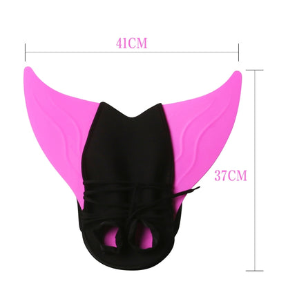 Mermaid Fins Frost Shoes One-Piece Fins Diving Fins, Diving Fins(F02 Pink Children), Diving Fins(F03 Blue Children), Diving Fins(F58 Blue Adult)