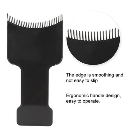 3 PCS S920 Highlighting and Coloring Brush Board Hair Care Insert Comb Hairdressing Tool, Small Black, Medium Black, Large Black