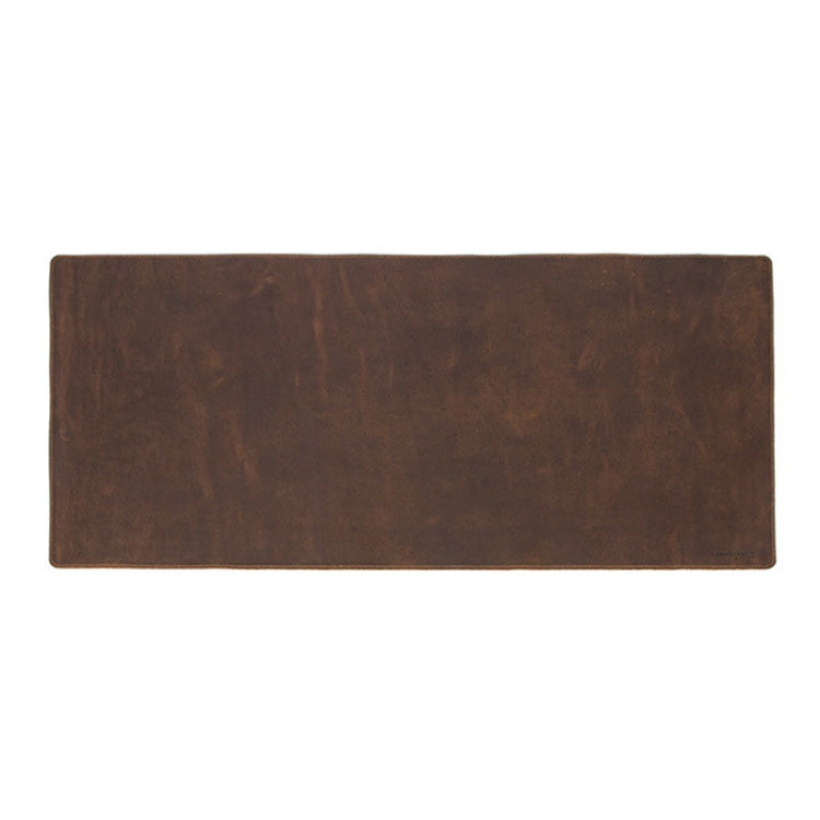 CF9011  Desk Pad Retro Crazy Horse Leather Notebook Computer Mouse Pad Oversized Anti-Slip Desktop Computer Desk Leather Pad