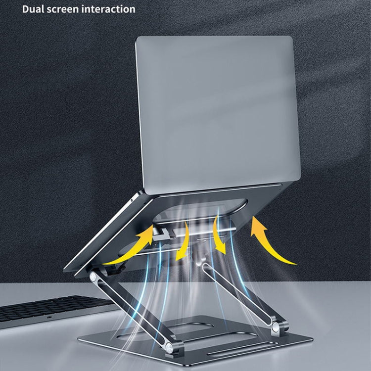 Oatsbasf Z08 Metal Notebook Support Adjustable Desktop Increase Notebook Stand