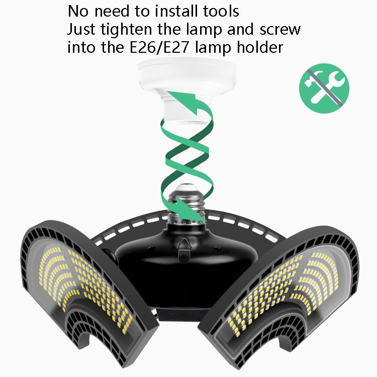 LED Plant Light Full Spectroscopy Natural White Light Waterproof Folding Fill Light