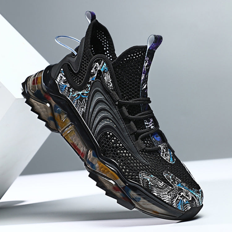 1927A Summer Hollow Flying Knit Breathable Sports Shoes Men Casual Shoes