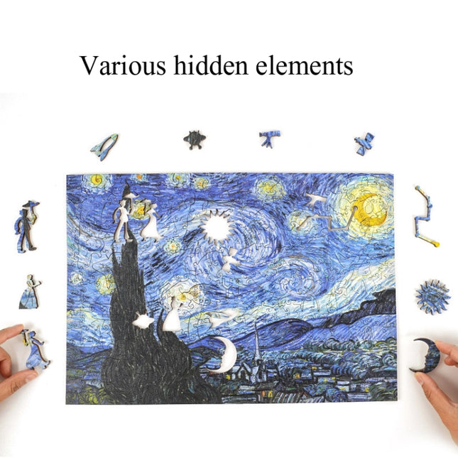 Irregular Wooden Puzzle Adult High Difficulty Creative Gift