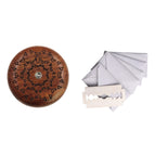 Pattern 5 Flower Pear Wood