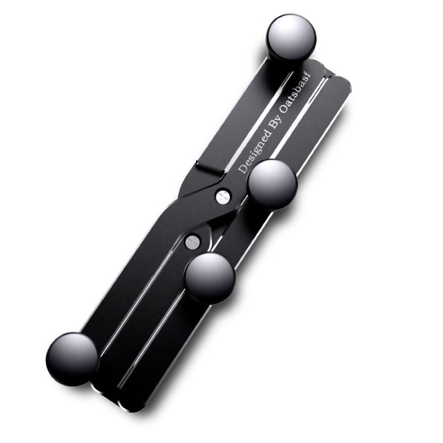 Oatsbasf 02750 Gravity Car Mobile Phone Holder In-car Navigation Buckle Bracket Air Outlet Bracket, Black, Silver, Red