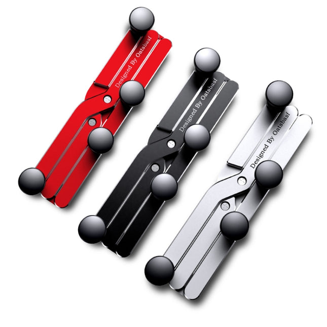 Oatsbasf 02750 Gravity Car Mobile Phone Holder In-car Navigation Buckle Bracket Air Outlet Bracket, Black, Silver, Red