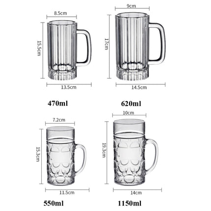 Acrylic Beer Glass KTV Bar Beer Glass, 2 PCS 470ml No. 1  Cup, 620ml  No. 2 Cup, 550ml  No. 3 Cup, 1150ml   No. 4  Cup, 370ml No. 5  Cup, 550ml No. 6  Cup, 450ml  No. 7 Cup, 500ml No. 8   Cup, 3 PCS 320ml  No. 9 Cup, 420ml No. 10   Cup, 520ml  No. 11  ...