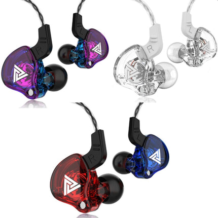 QKZ AK6 2 PCS  In-Ear 3.5mm Wired Subwoofer Sports Earphones, 2 PCS, 2 Pair