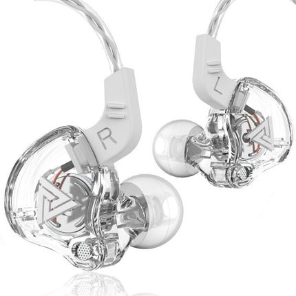 QKZ AK6 2 PCS  In-Ear 3.5mm Wired Subwoofer Sports Earphones, 2 PCS, 2 Pair