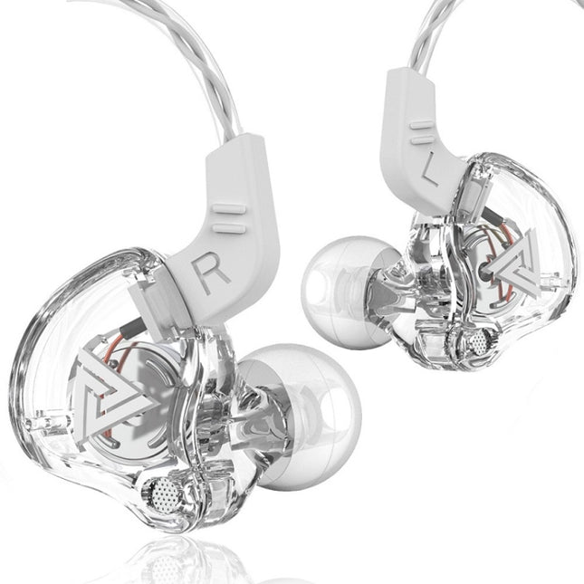 QKZ AK6 2 PCS  In-Ear 3.5mm Wired Subwoofer Sports Earphones, 2 PCS, 2 Pair