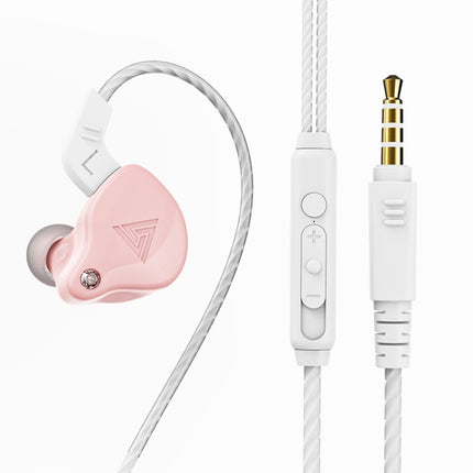 QKZ AK6 2 PCS  In-Ear 3.5mm Wired Subwoofer Sports Earphones, 2 PCS, 2 Pair