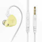 2 PCS / AK6-X Lemon Yellow with Mic