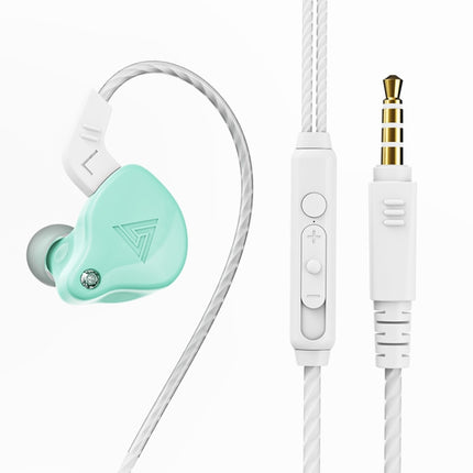 QKZ AK6 2 PCS  In-Ear 3.5mm Wired Subwoofer Sports Earphones, 2 PCS, 2 Pair