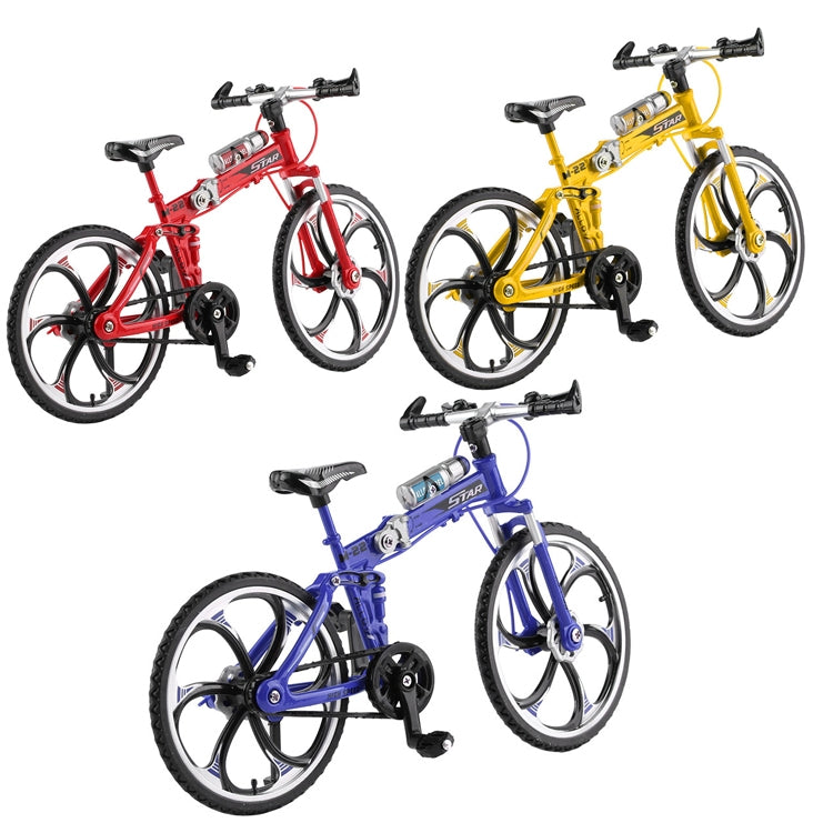 1:8 Scale Simulation Alloy Bicycle Model Mini Bicycle Toy Decoration