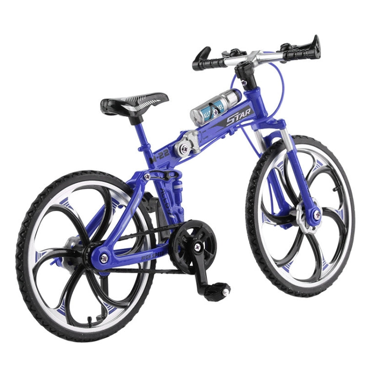 1:8 Scale Simulation Alloy Bicycle Model Mini Bicycle Toy Decoration
