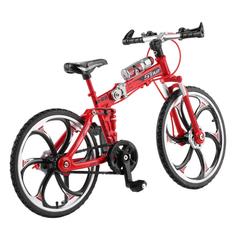 1:8 Scale Simulation Alloy Bicycle Model Mini Bicycle Toy Decoration