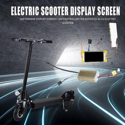 Electric Scooter LED Display Screen Main Control Board Replacement Accessories For Kugoo S1 / S2 / S3 Series, Controller+Display