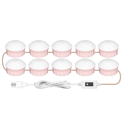 LED Makeup Lamp Mirror Front Beauty Fill Light Hand Sweep Sensation Lamp, 2 Bulbs, 6 Bulbs, 10 Bulbs, 14 Bulbs