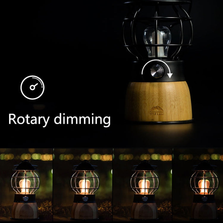 Wild Land Outdoor Camping Lighting Multifunctional LED Retro Portable Atmosphere Light