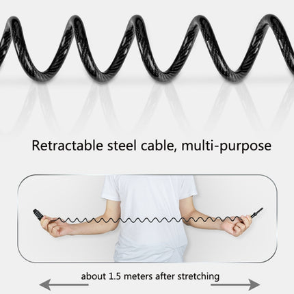 WEST BIKING YP0705063 Bicycle Lock Motorcycle Helmet Lock Anti-Theft Password Cable Lock, WEST BIKING YP0705063