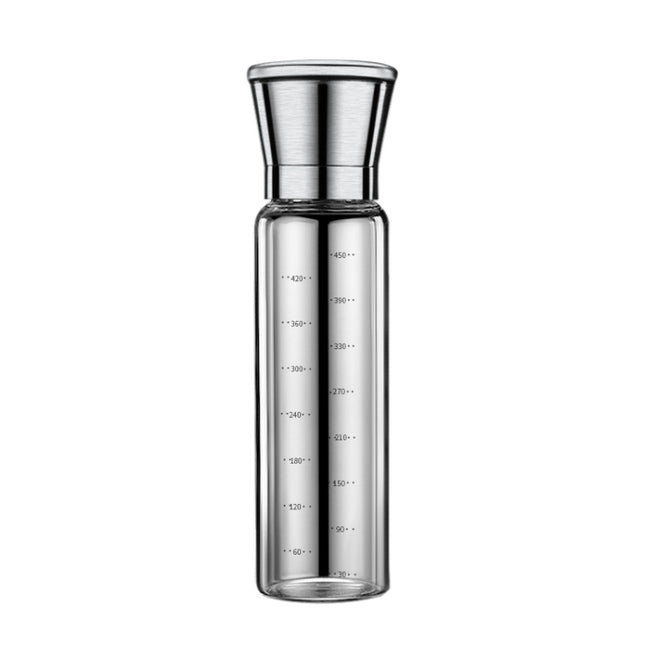 304 Stainless Steel Sea Salt Pepper Grinder Home Pepper Coffee  Manual Grinding Bottle, 2 PCS 200ml, 270ml, 450ml