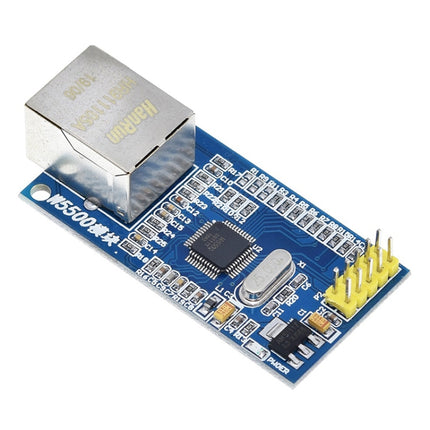 HW-243 W5500 Ethernet Network Module Hardware TCP / IP 51 / STM32 Single-Chip Program