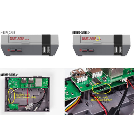 Retroflag NESPi Case+ Game Console Box With LED Indicator For Raspberry Pi