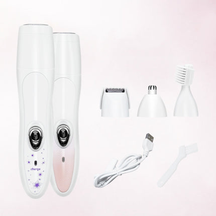 Electric 4 In 1 Epilator Ladies Household Multi-Function Water Washing Shaver