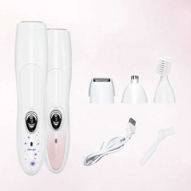 Electric 4 In 1 Epilator Ladies Household Multi-Function Water Washing Shaver