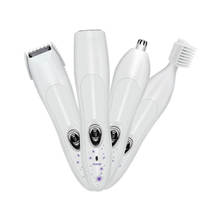 Electric 4 In 1 Epilator Ladies Household Multi-Function Water Washing Shaver