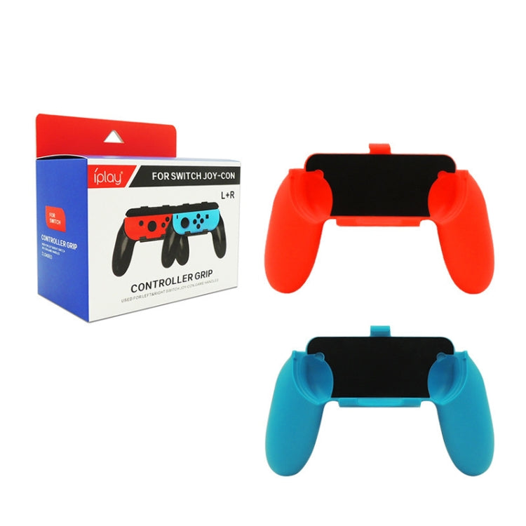 IPLAY Game Console Left & Right Handles For Nintendo Switch, HB-S004(Black), HB-S004(Red Blue)