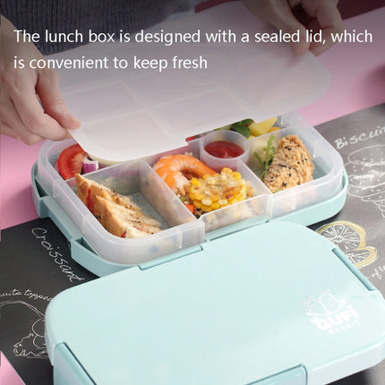 XINGCHENG XC-451 Microwave Student Lunch Box Plastic Compartment Portable Lunch Box