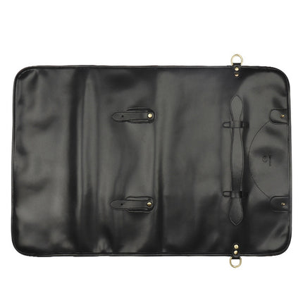 WESSLECO Chef Knife Storage Bag Portable Roll Knife Storage Bag, Portable Roll Black, WESSLECO Brown