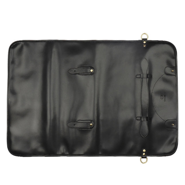 WESSLECO Chef Knife Storage Bag Portable Roll Knife Storage Bag, Portable Roll Black, WESSLECO Brown