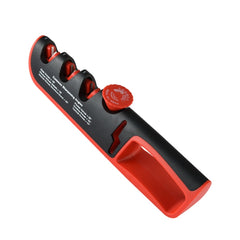 4- In-1 Adjustable Manual Knife Sharpener Multifunctional Knife Sharpener, 4 in 1 (Black Red), 4 in 1 (Gray Red)
