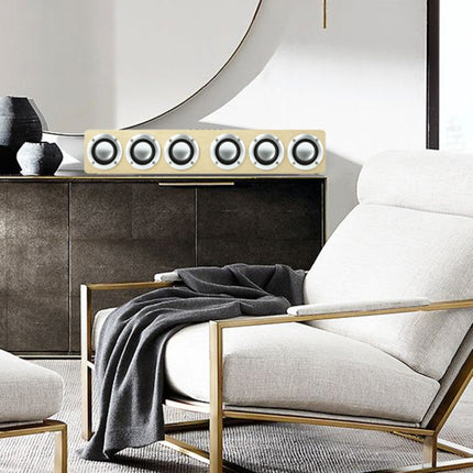 M1 Bluetooth Speaker Alarm Clock Wooden Wireless Desktop Loudspeaker