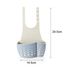 Kitchen Sponge Drain Holder Wheat Fiber Storage Rack Basket Wash Cloth Toilet Soap Shelf Organizer