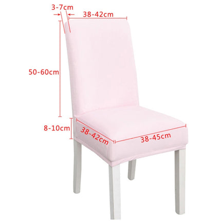 Simple Soft High Elastic Thickening Velvet Semi-Interior Chair Cover Hotel Chair Cover, Coffee Gray, Yellow Green, Wine Red, Navy, Black, Dark Green, White, Peacock Blue, Light Gray, Carbon Gray, Camel, Royal Blue, Beige, Grape Purple, Red, Orange     ...